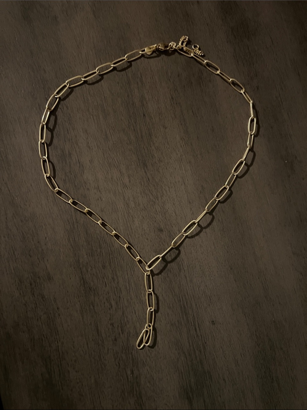 Madewell Gold Link Y-Necklace - Women Jewelry